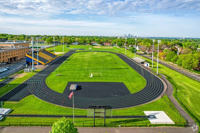 Columbia Heights High School has great sporting facilities.