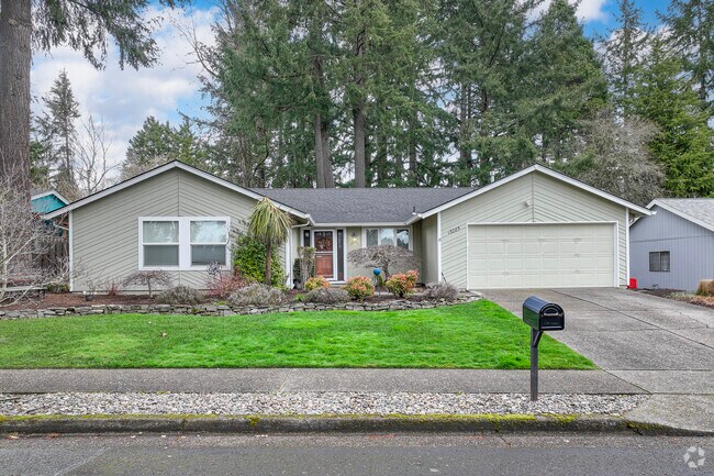 Many homes have well-maintained yards in South Beaverton neighborhood.