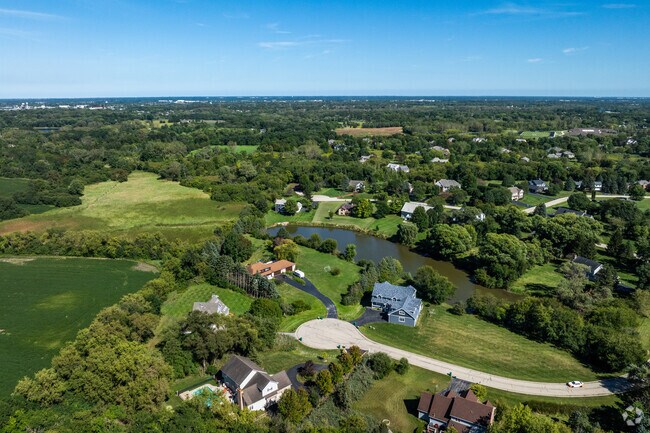 East Hawthorn Woods is situated near rural land that gives it unique charm.