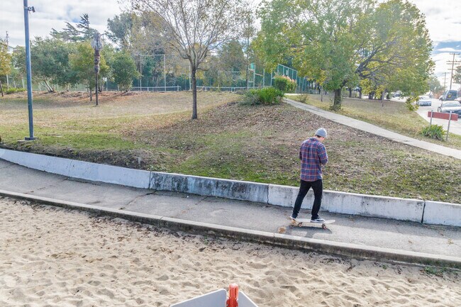 It's common to see Skateboarders at Tiller Park in Contra Costa County.