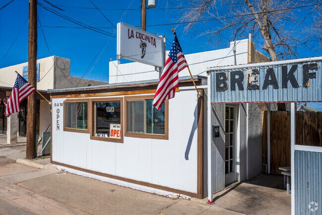 A number of restaurants and shops surround New York Avenue, including La Cocinita, considered Alamogordo’s main downtown drag.
