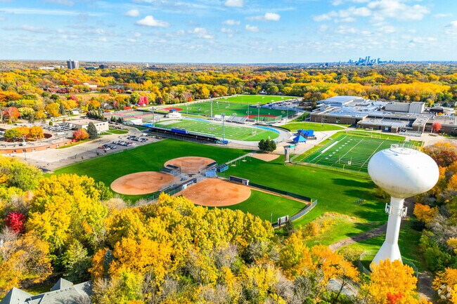 Student enrollment in AP courses at Hopkins Senior High School is above the state average.