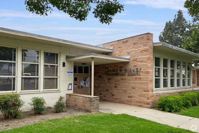 Birney Elementary School entrance in Long Beach.