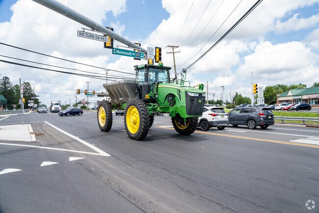 Rural life blends in with suburban life seamlessly.
