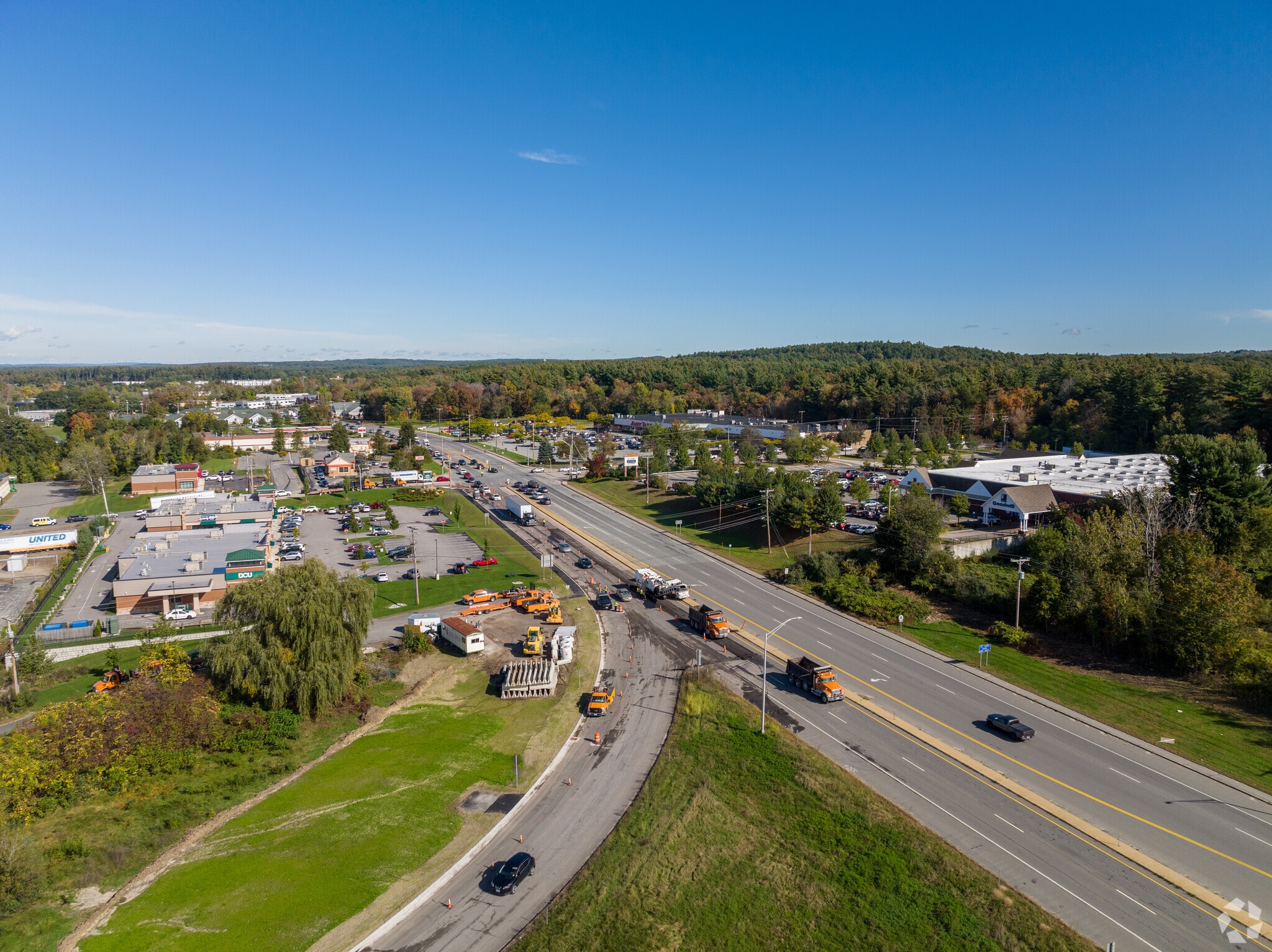 The Southern entrance to the town of Hudson.