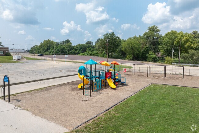 Franklin Elementary School has an imaginative playground.