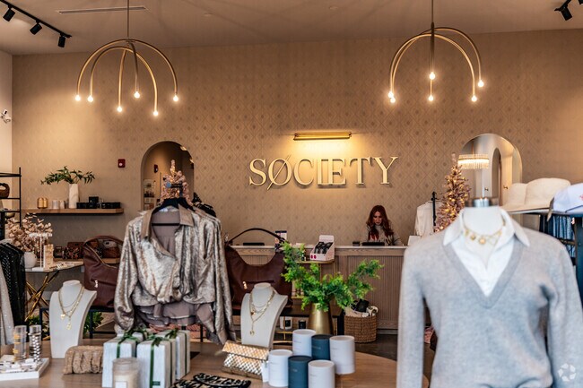 For highend clothing and jewelry you can visit Society in McLemore.