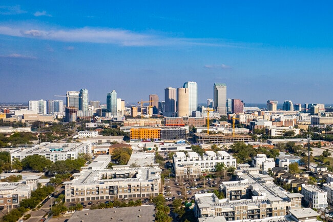 Downtown Tampa is just a block away from the North Hyde Park area.
