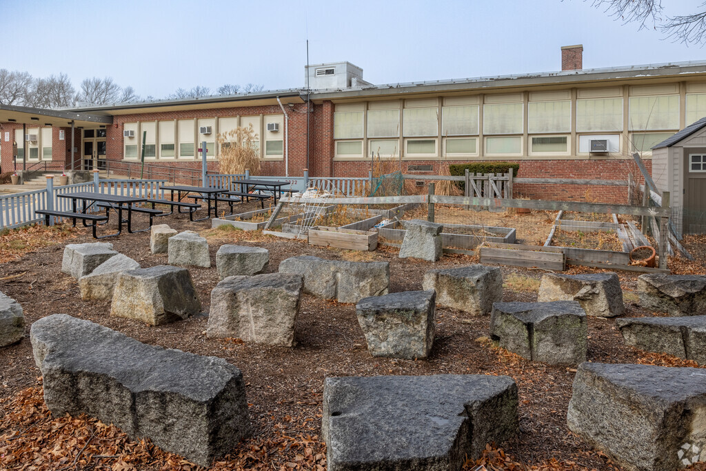 Frederick C Murphy in Weymouth boasts a student garden.