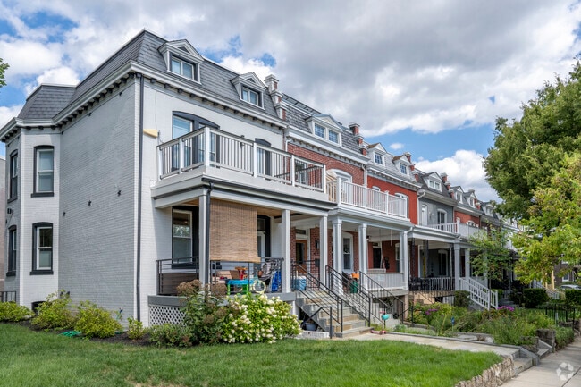 Petworth is made up almost exclusively of row homes.