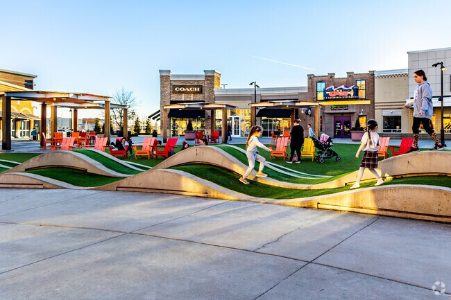 Drive just 10 minutes from I-435 West KC-KS to The Legends Outlets for family fun.