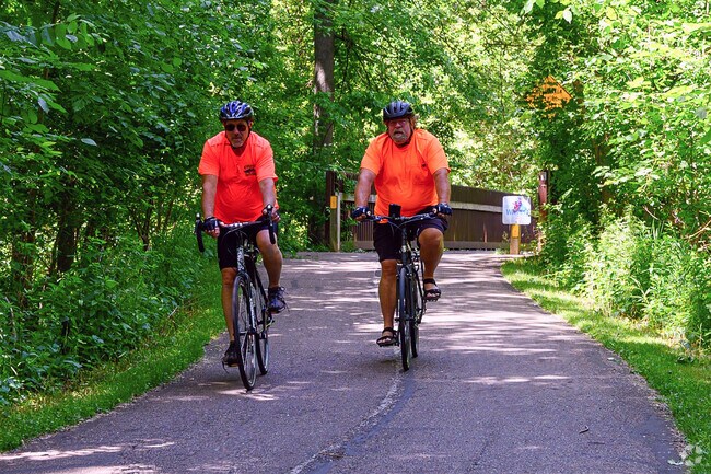 You can pick up the Lansing River Trail from Maguire Park in Forest View.