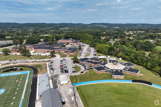 Gibbs High School now encompasses a 12 acre campus in East Tennessee.