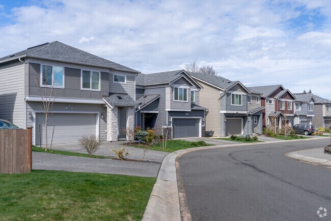 These Lake Stickney modern traditional homes are the perfect blend of comfort and charm.