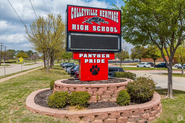 Colleyville Heritage High School is graded an A+ according to Niche.com.