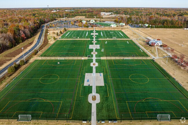 The Warhill Sports Complex in Centerville is host to most local sporting events.