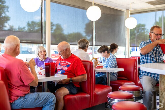 Grab a burger at a restaurant featured in 