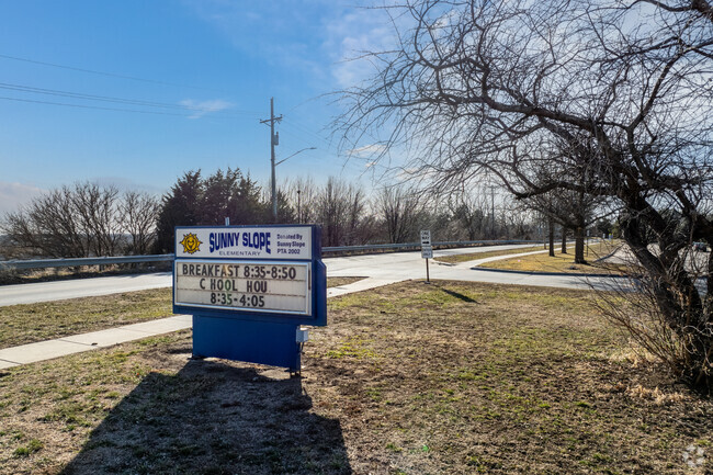 Sunny Slope Elementary School is located at 10828 Old Maple Road in Omaha.