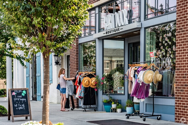 There is plenty of shopping available in Ooltewah, including the Barn Door Boutique.