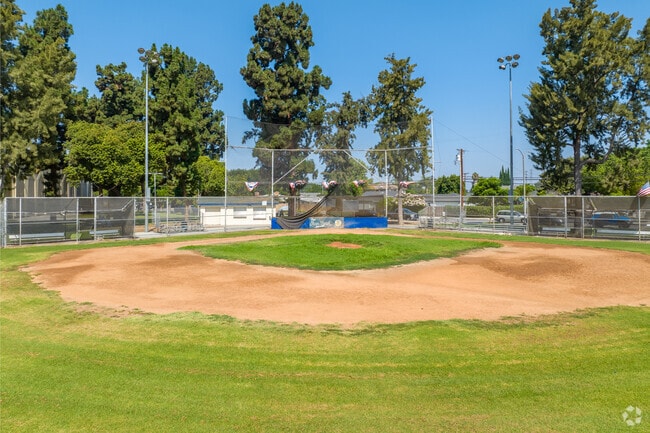 The Silverado Park baseball diamond is home to weekend pickup games.