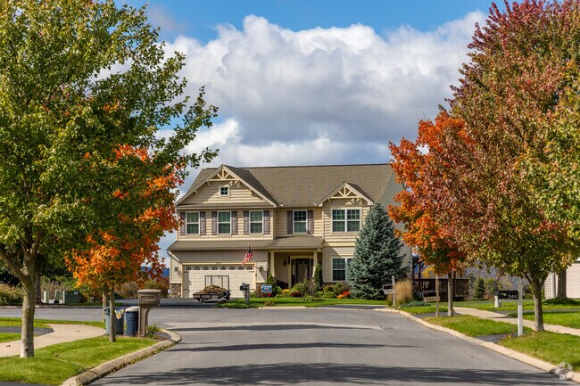 Wide streets and sidewalks make Walker Township nice for walking.