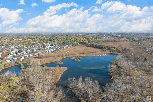 Rock Run Reserve features miles of paths for walking, running, or biking.