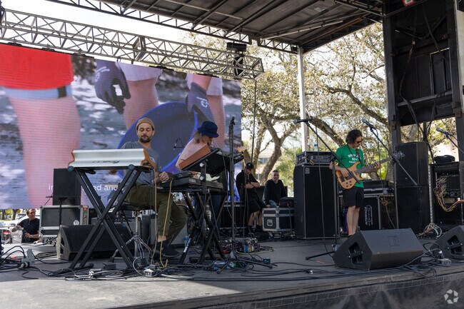 Gables Estates residents get to see their favorite bands during the carnival.