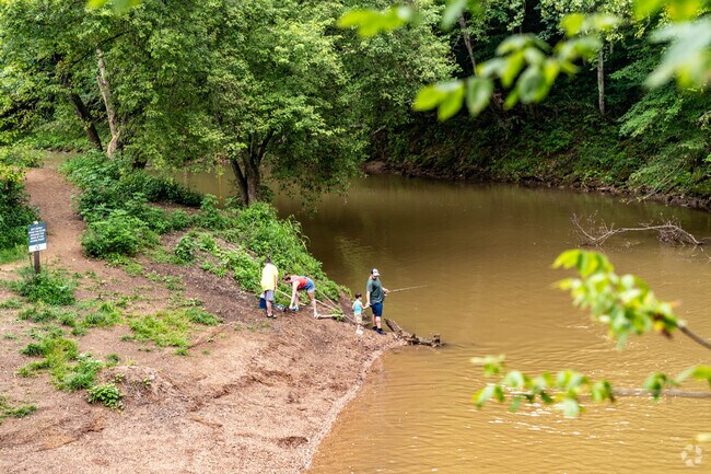 Residents can fish at the nearby Billy Dunlop Park.