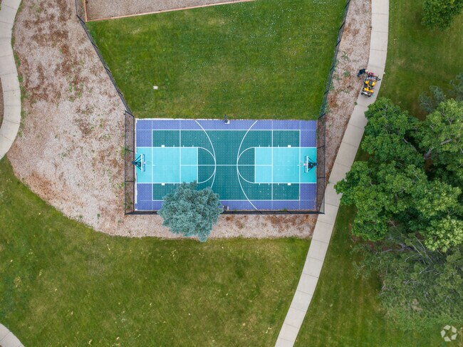 Havern School has a basketball court for students to enjoy.