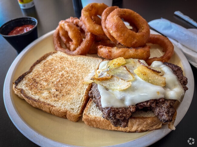 The patty melt and onion rings are a local legend at BW's Grill in Crawfordville.