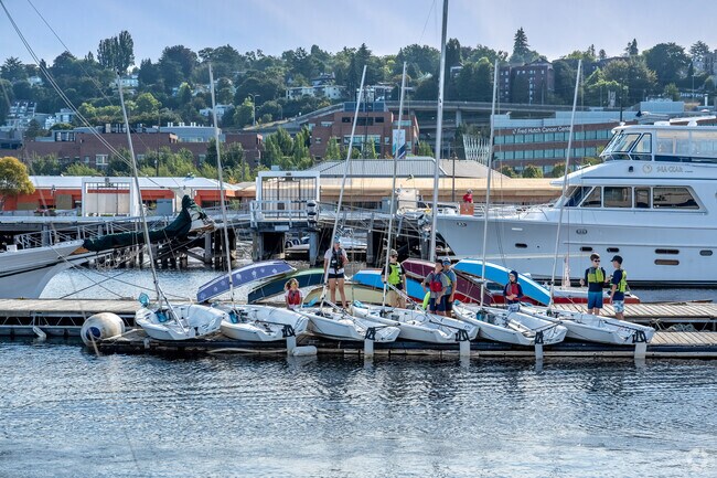 Westlake residents can easily take sailing classes at the Small Boat Center in Lake Union.