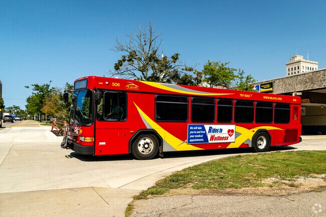 Ride the JATA Bus to get around the Mound neighborhood quickly.