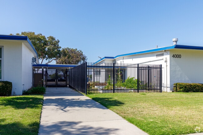 Madison Elementary School pathway to some classes.