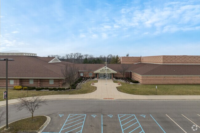 Entrance of St. Johns Middle School.