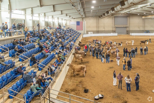 Farmers from all over the state display their livestock at the annual Pennsylvania Farm Show.