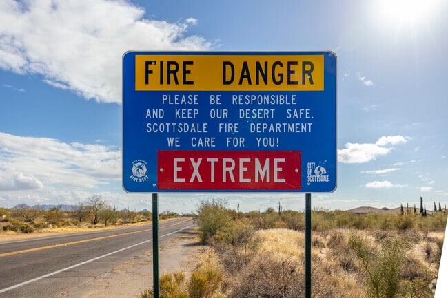 Because of the arid climate, wildfires are somewhat common in the Legend Trail area.