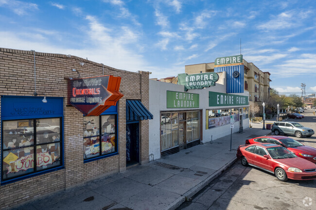 The Buffet is next to Empire Laundry and Empire Foods.