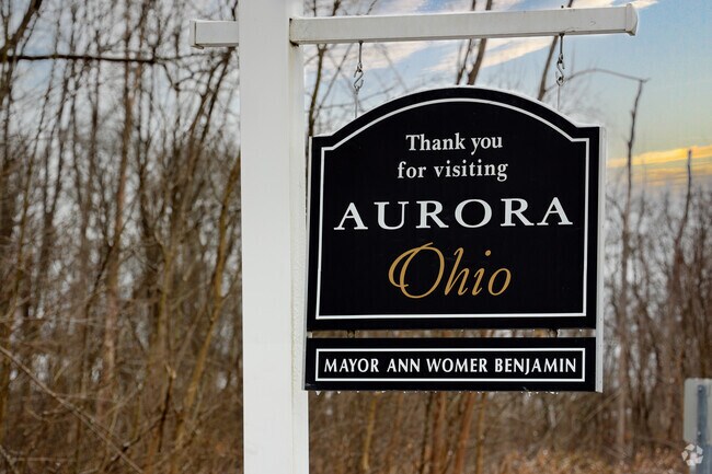 Aurora is a small town with many convenient amenities, quaint restaurants and quality schools.