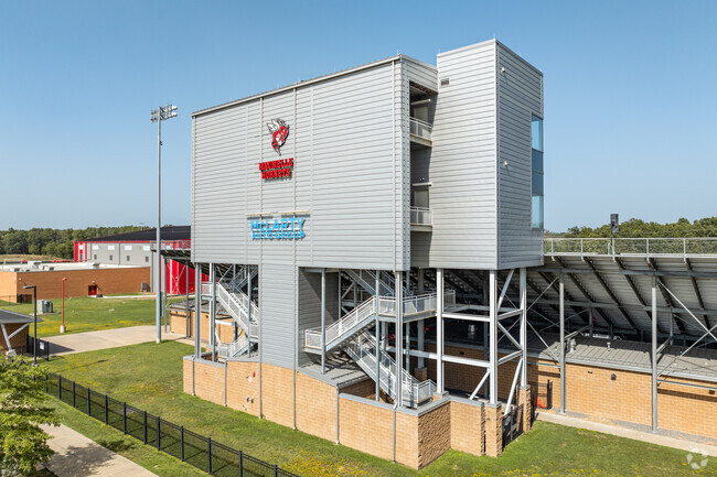 Maumelle High School football home games are played at McLarty Auto Group stadium.