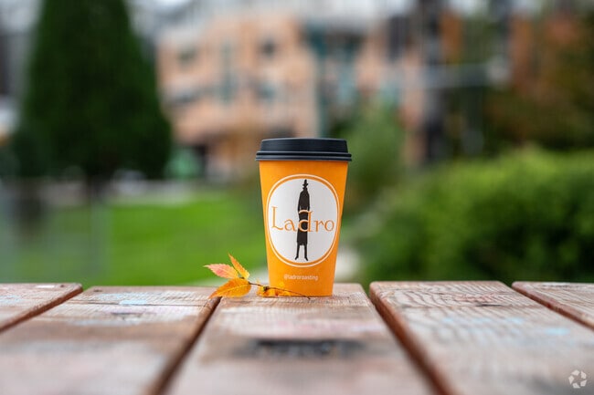 Get yourself a warm cup of joe from Ladro Roasters in Everest.