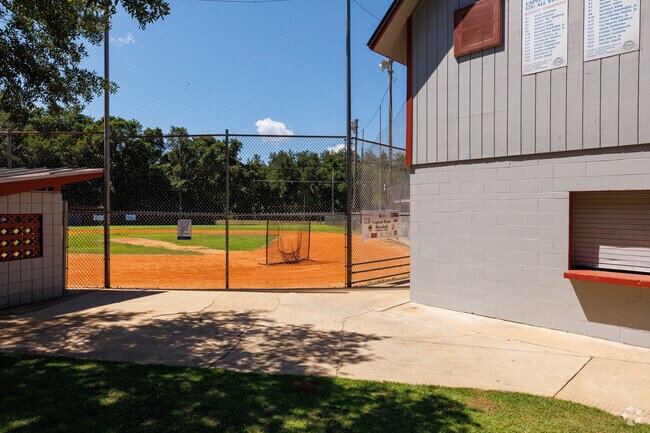 Ball fields at Capital Park host little league games in South Tallahassee.