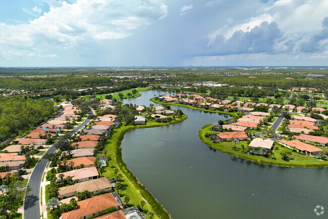Lakeside living close to local thoroughfares.