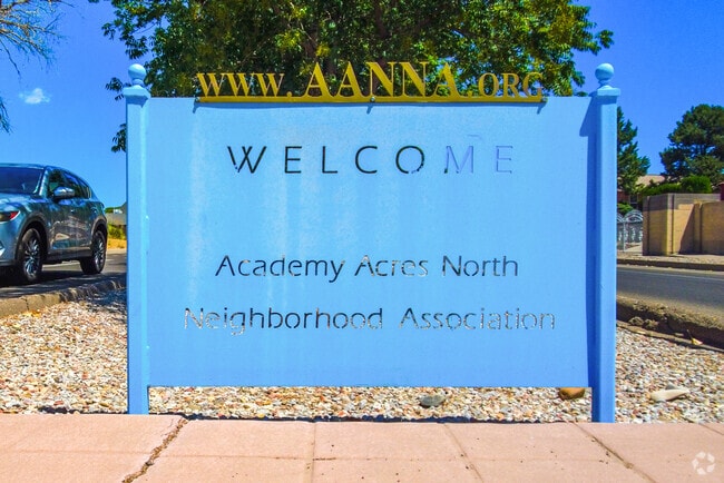 Academy Acres North welcomes residents seeking a beautiful, safe neighborhood in Albuquerque.