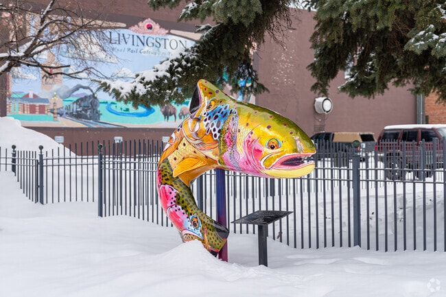 Downtown Livingston has a vibrant art community that the residents enjoy sharing.