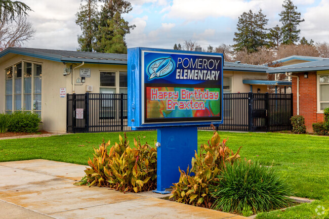 Educational opportunities abound at Pomeroy Elementary School in Santa Clara.