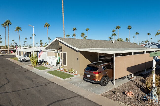 Manufactured homes in Central Mesa make up a large portion of the area.