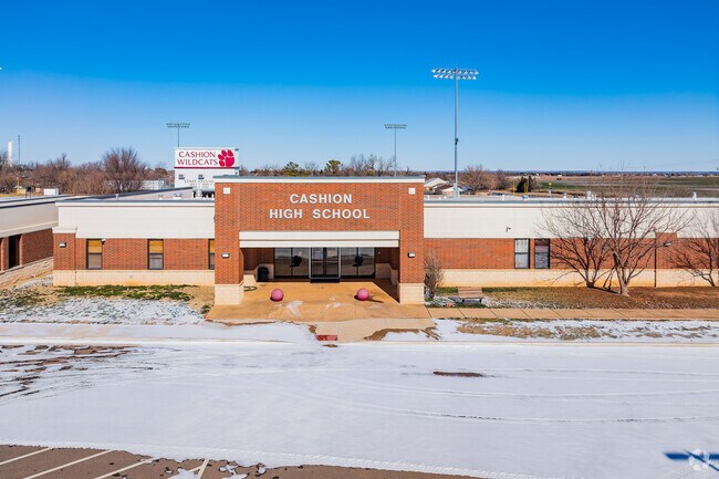 Cashion High School provides education in the neighborhood of Southwest Logan County.