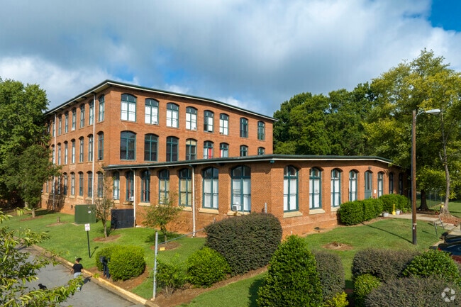 Hoskins Mill has been transformed into beautiful loft apartments within Thomasboro-Hoskins.