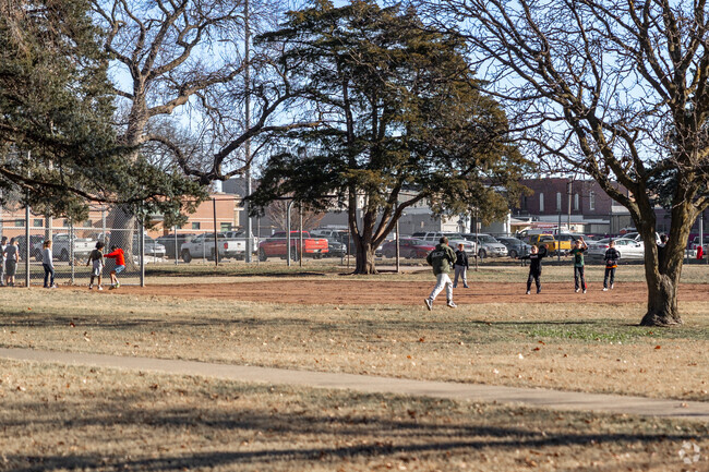 Kids love to run around at Newton's Themian Park.