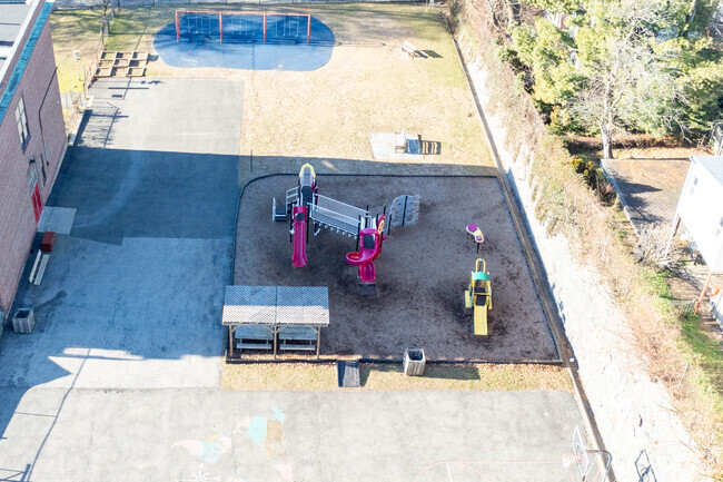 Carl L. Dixson Elementary School has multiple play areas for students.